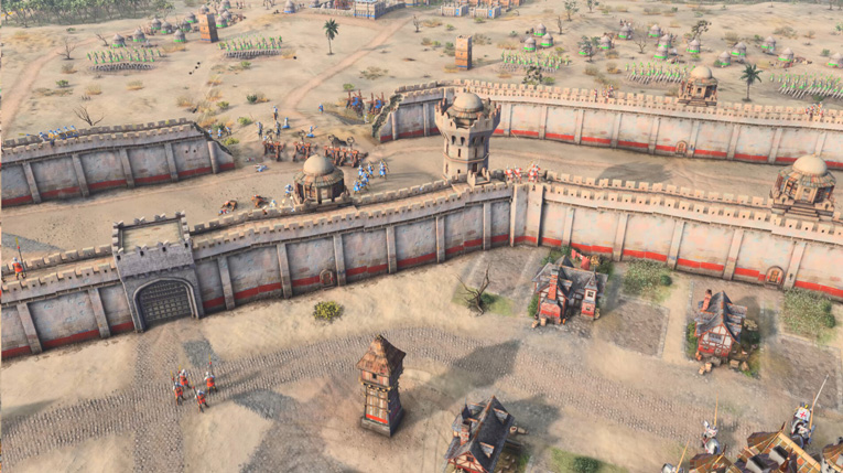 Mekanik pertempuran besar dalam Age of Empires 4 free download setup untuk PC