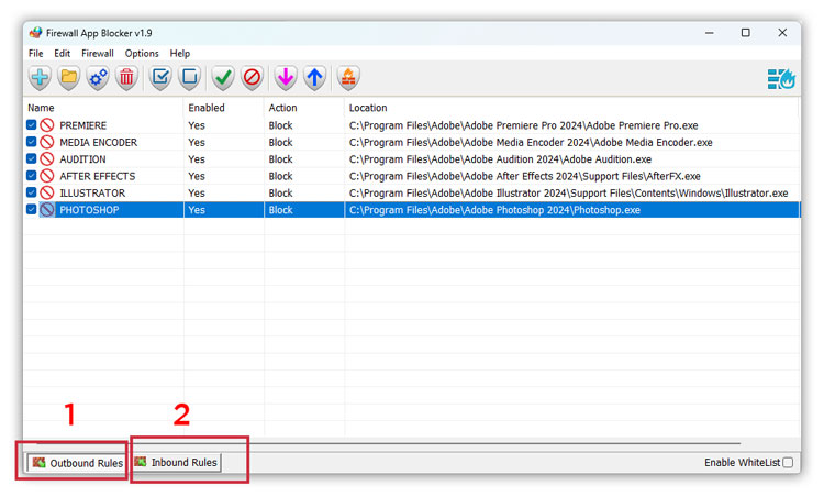 Cara Blokir Aplikasi dari Internet Firewall App Blocker