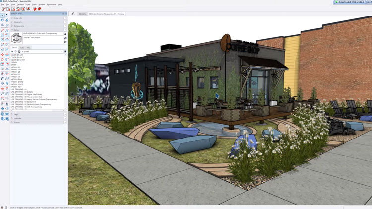 Fitur Baru SketchUp 2024 Full Crack Ambient Occlusion dan Engine Render